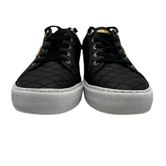GUESS Loven Quilted Lace-Up Casual Low Top Sneakers Black Size Women’s 10 - Picture 4 of 10